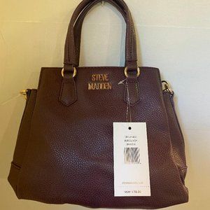 burgundy purse-Steve Madden  (New)